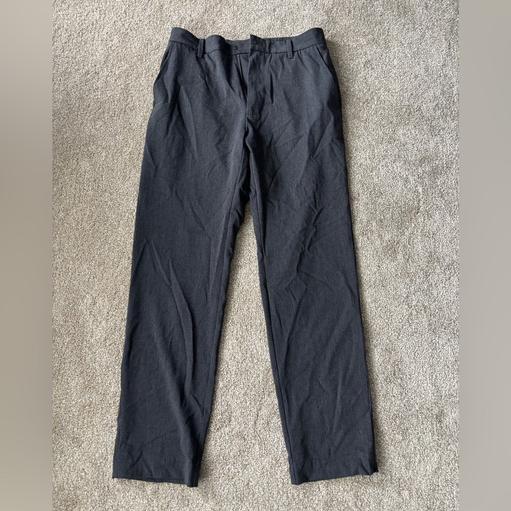 Zara Black Straight-Leg Dress Pants